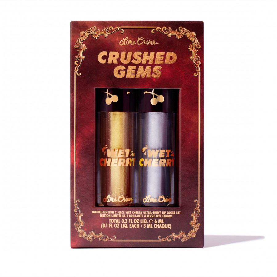 Wet Cherry Lip Gloss Duo: Crushed Gems